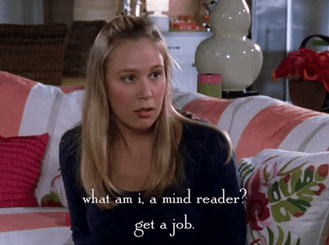 Mind Reader Paris Geller Gilmore Girls GIF