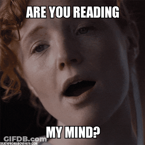Mind Reader Singing Medieval Lady Meme GIF