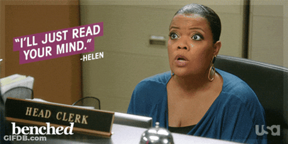 Mind Reader Yvette Nicole Brown GIF
