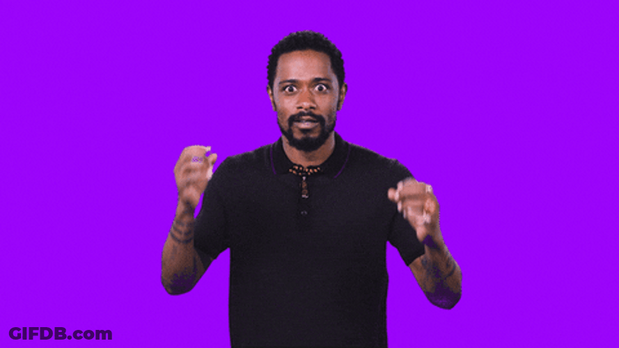 Mindblown Man In Violet Background GIF
