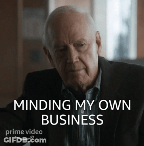 Minding My Business Bob Carroll GIF