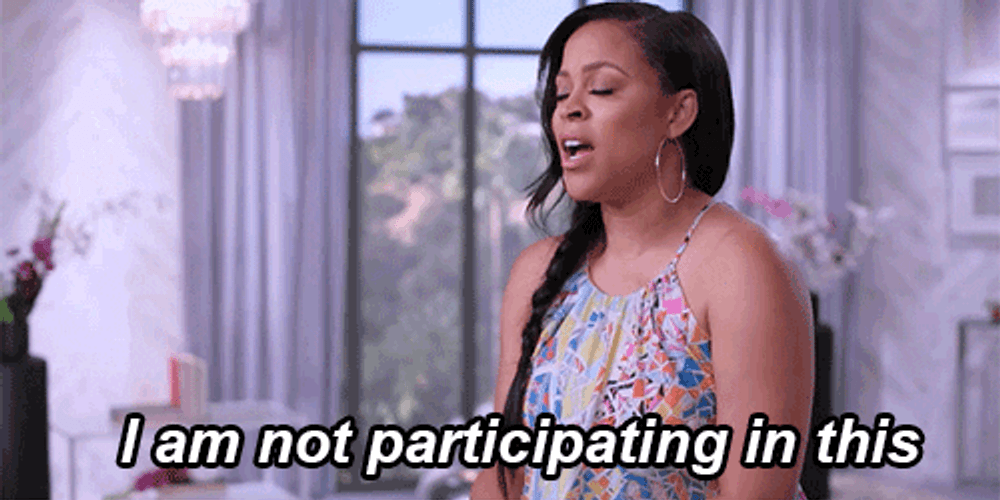 Minding My Business I'm Good GIF