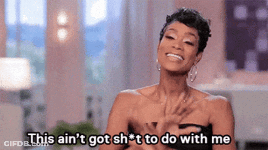 Minding My Business Irrelevant To Me GIF