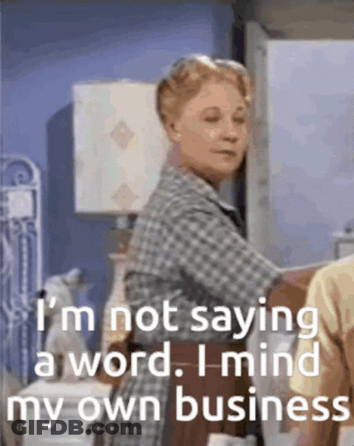 Minding My Business Parent Trap GIF