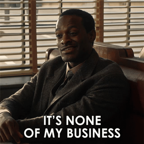 Minding My Business Vern Loomis GIF
