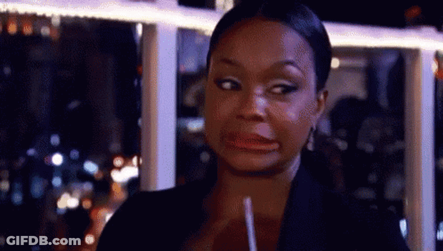 Minding My Business Yikes GIF