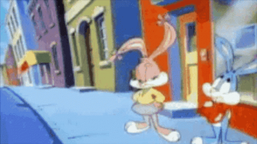 Mine Lola Bunny Pulls Bugs Bunny GIF
