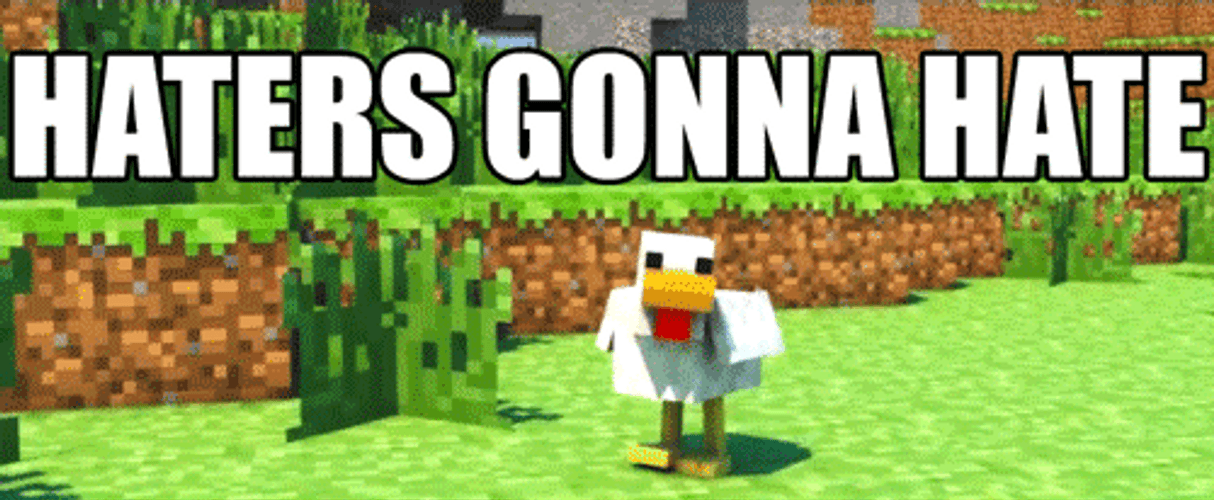 Minecraft Axolotl Chicken GIF
