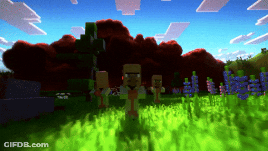 Minecraft Axolotl Explosion GIF