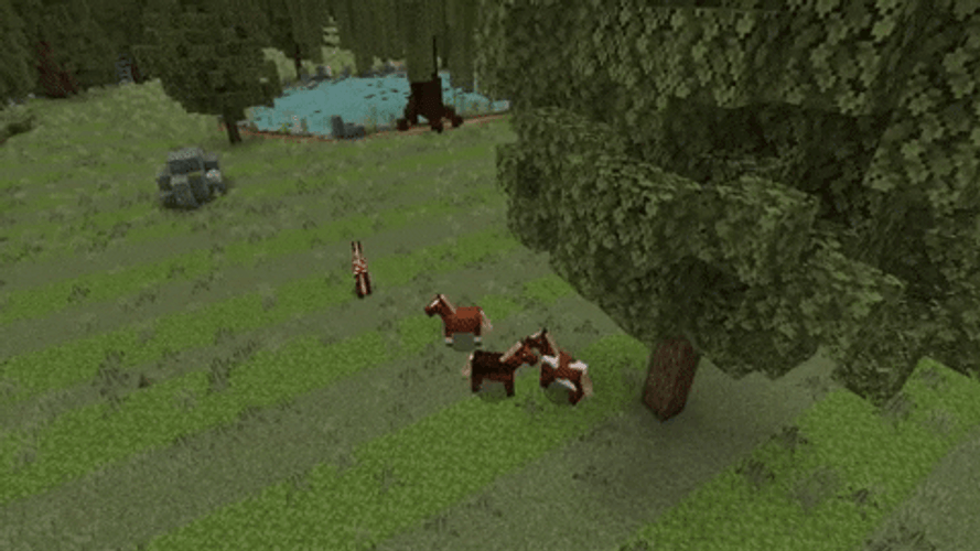 Minecraft Axolotl Farm Animals GIF