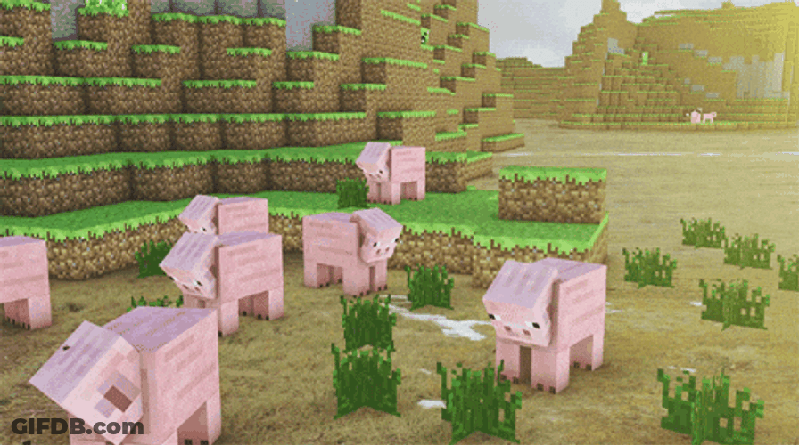 Minecraft Axolotl Farm GIF