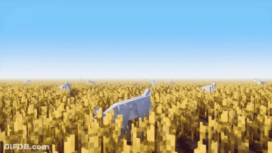 Minecraft Axolotl Goat GIF
