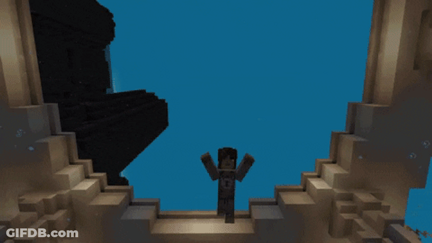 Minecraft Axolotl Kingdom GIF