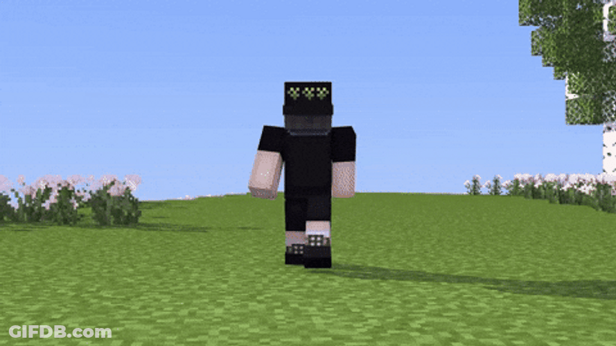 Minecraft Axolotl Man In Suit GIF