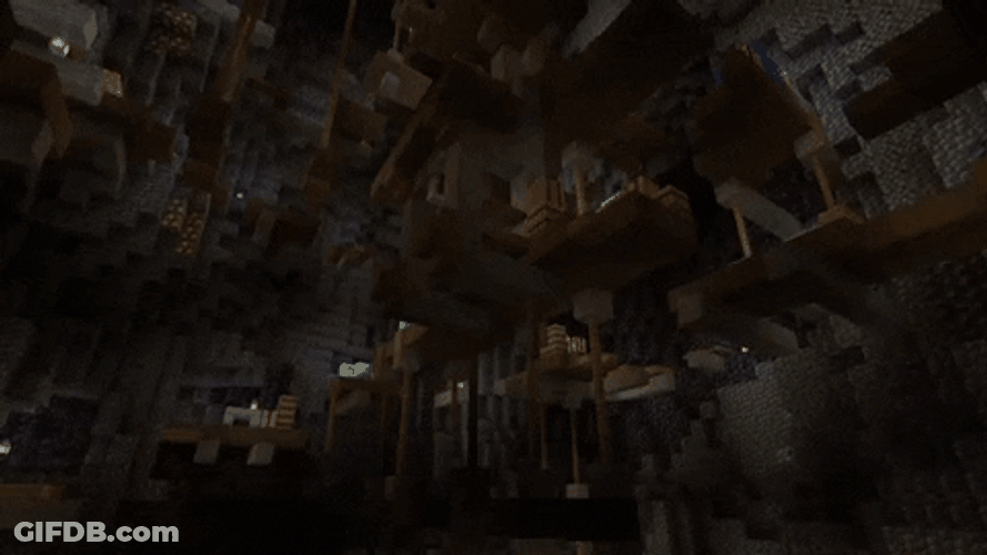 Minecraft Axolotl Tower GIF