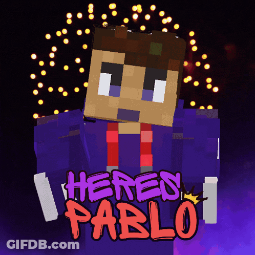 Minecraft Character Heresy Pablo GIF