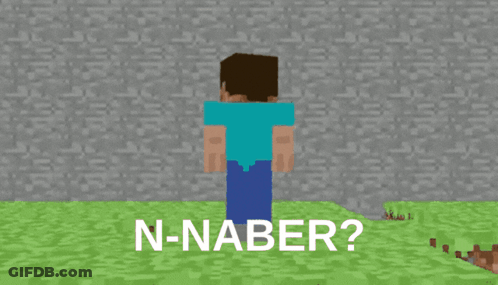 Minecraft Character N-Naber GIF