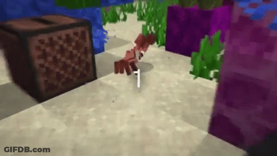 Minecraft Crab Rave GIF