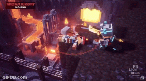 Minecraft Dungeons Mojang Screenshot GIF