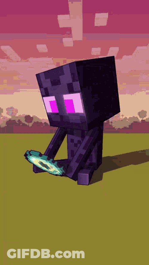 Minecraft Enderman GIF