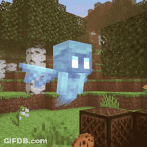 Minecraft Flapping Allay GIF