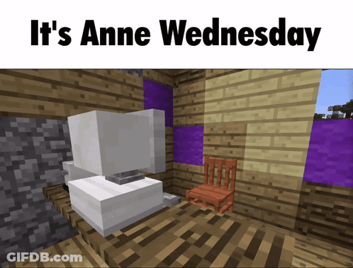 Minecraft It's Anne Wednesday GIF