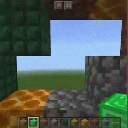 Minecraft Meme Building Block GIF
