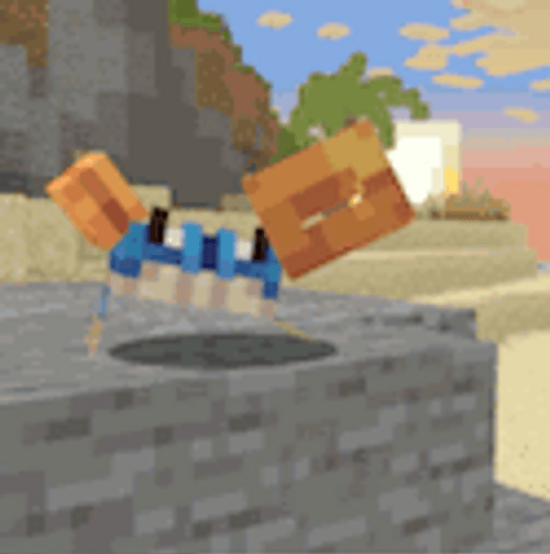 Minecraft Meme Dancing Crabs GIF