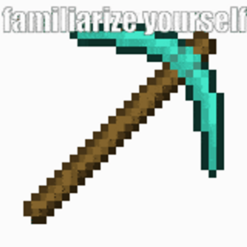 Minecraft Meme Familiarize Yourself Sword GIF