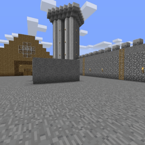Minecraft Meme Running Forward GIF
