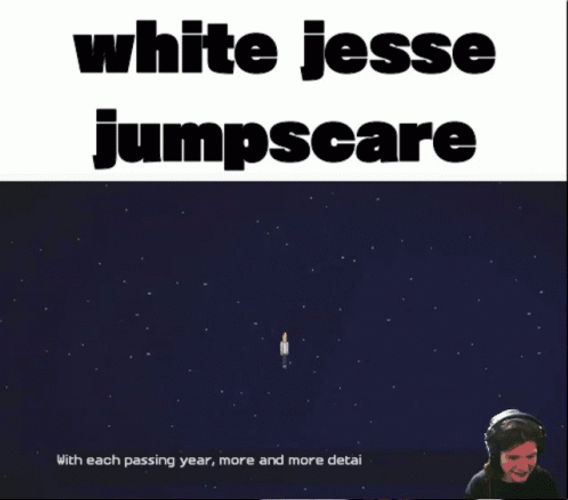 Minecraft Meme  White Jesse Jumpscare GIF