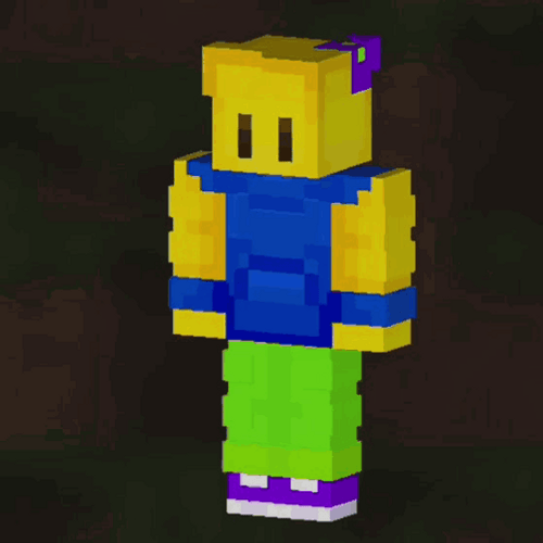Minecraft Noobie Bring It Around Town Dance GIF