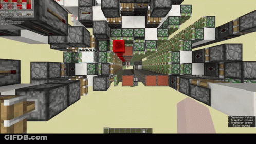 Minecraft Red Block GIF