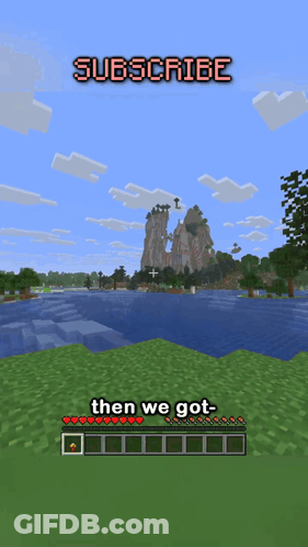 Minecraft Screenshot Subscribe Then We Got GIF