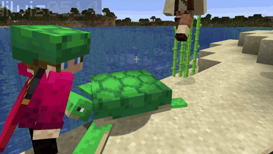 Minecraft Villager Looking GIF
