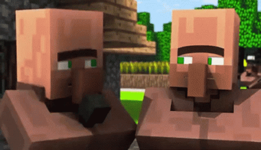 Minecraft Villager Military Annoucing GIF