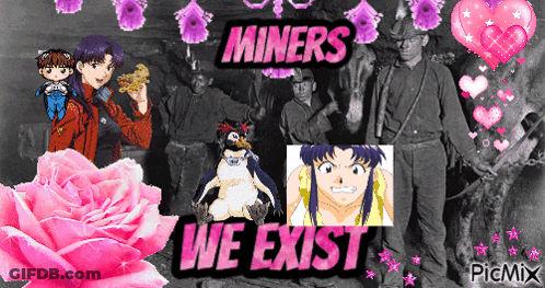 Miners We Exist Collage GIF