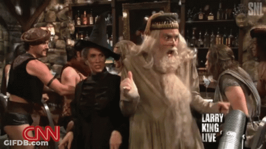 Minerva McGonagall Dancing Funny Spoof SNL GIF