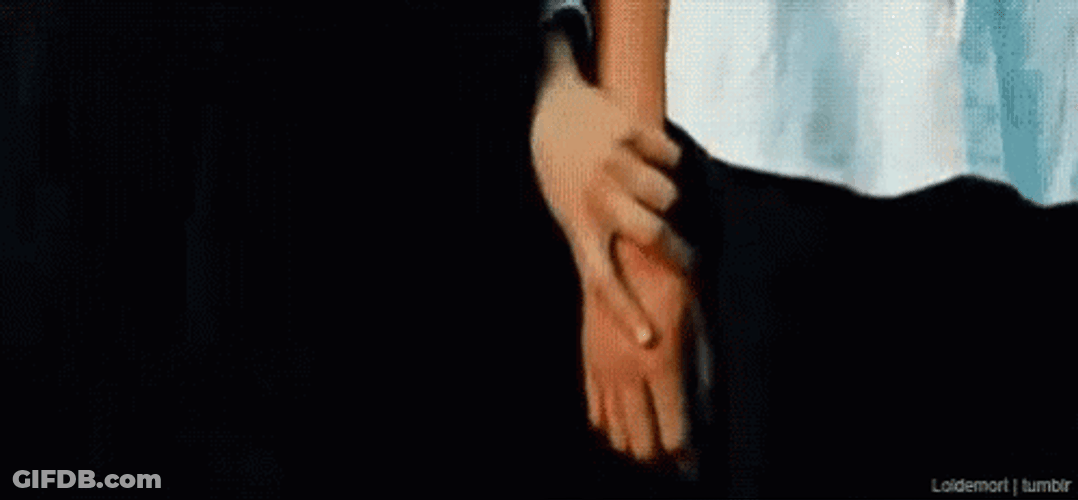 Minerva McGonagall Ron Weasley Holding Hands Meme GIF