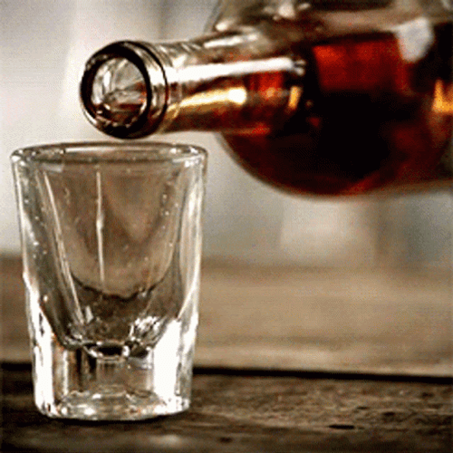 Mini Beer Shot Glass GIF