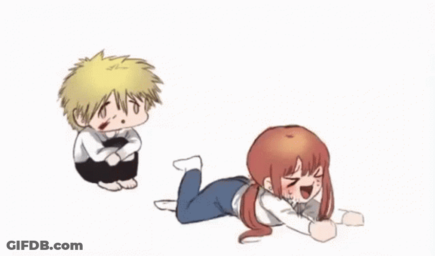 Mini Denji Makima Anime GIF