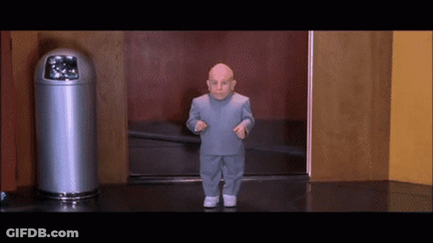 Mini Me And Dr Evil GIF