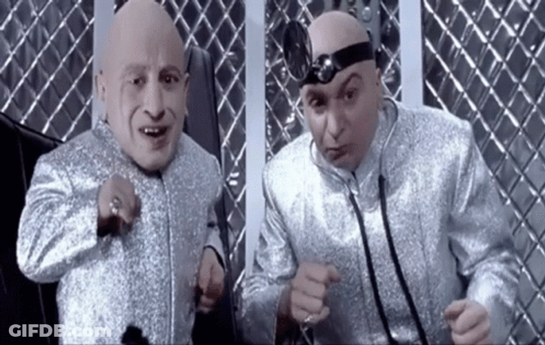 Mini Me And Dr Evil Pinky GIF