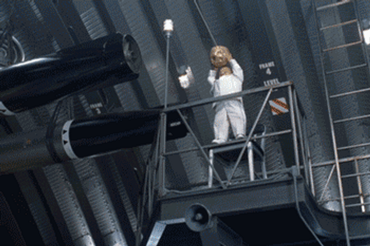 Mini-Me Hitting Dr. Evil With Ball GIF