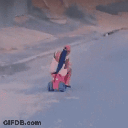 Mini Motorcycle Fails GIF