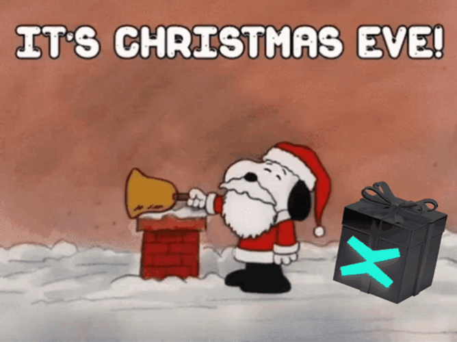 Mini Santa Claus Ringing The Bell Christmas Eve GIF