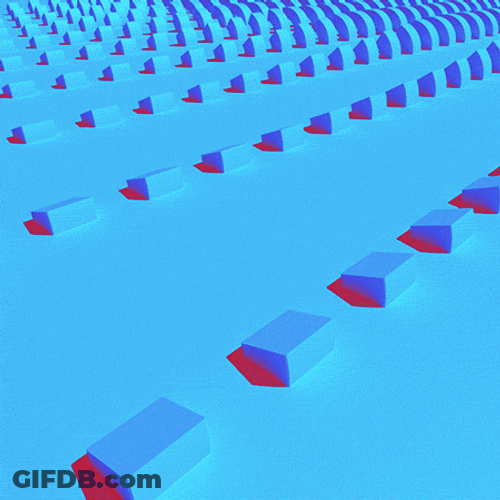 Minimal Comotion Waves Animation GIF