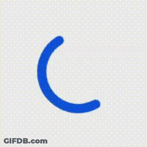 Minimalikst Blue Gray Loading Screen GIF