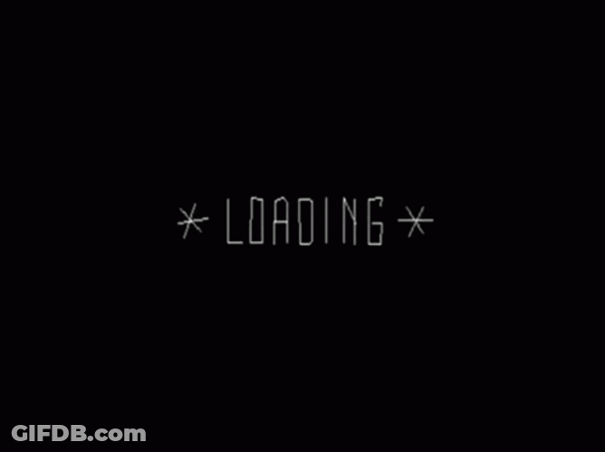Minimalist Black Loading Screen GIF