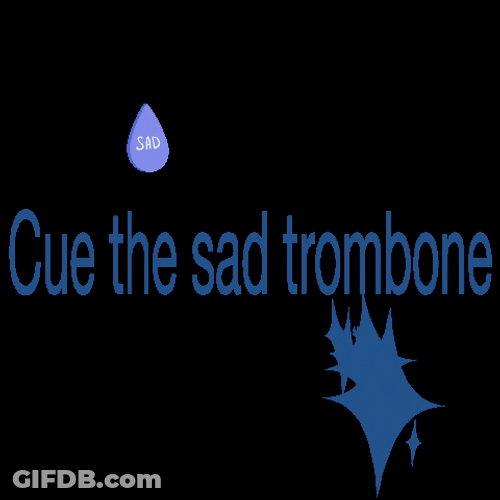 Minimalist Cue The Sad Trombone GIF
